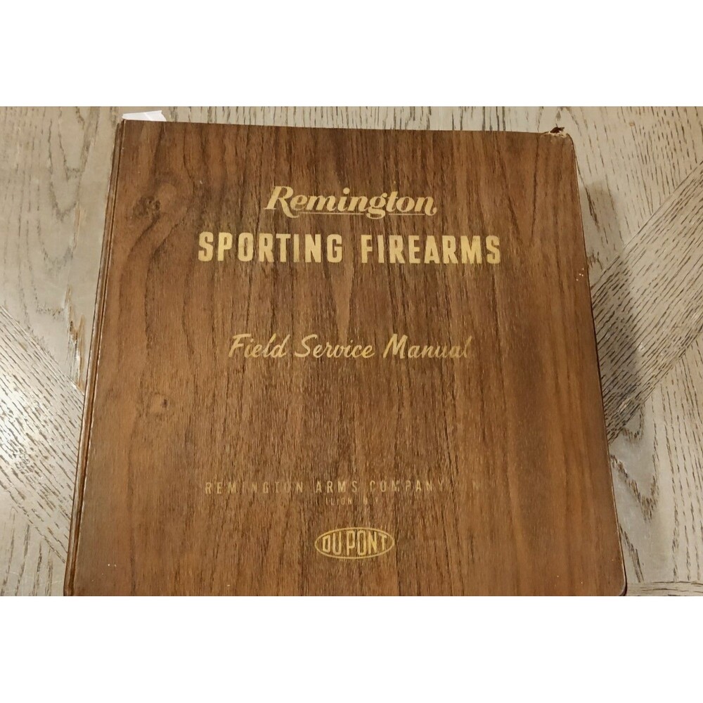 Rare Vintage c. 1970s Remington Sporting Firearms Field Service Manual Binder